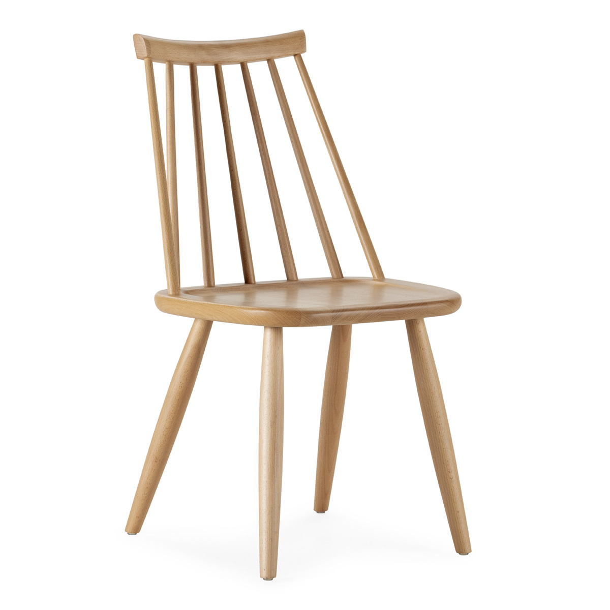 Silla Madera Natural Estilo Nórdico Elegante