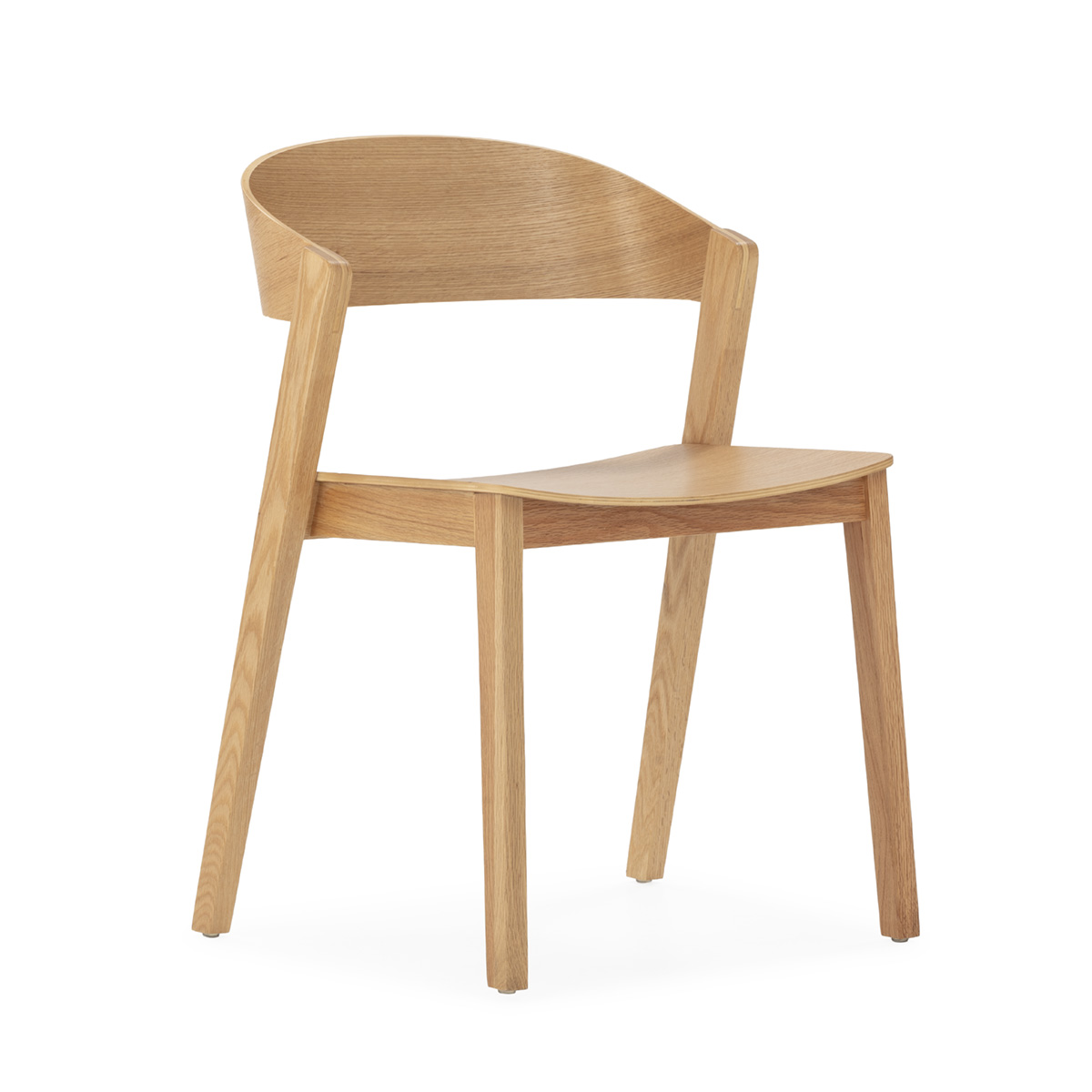 Silla Madera Roble Natural Estilo Nórdico