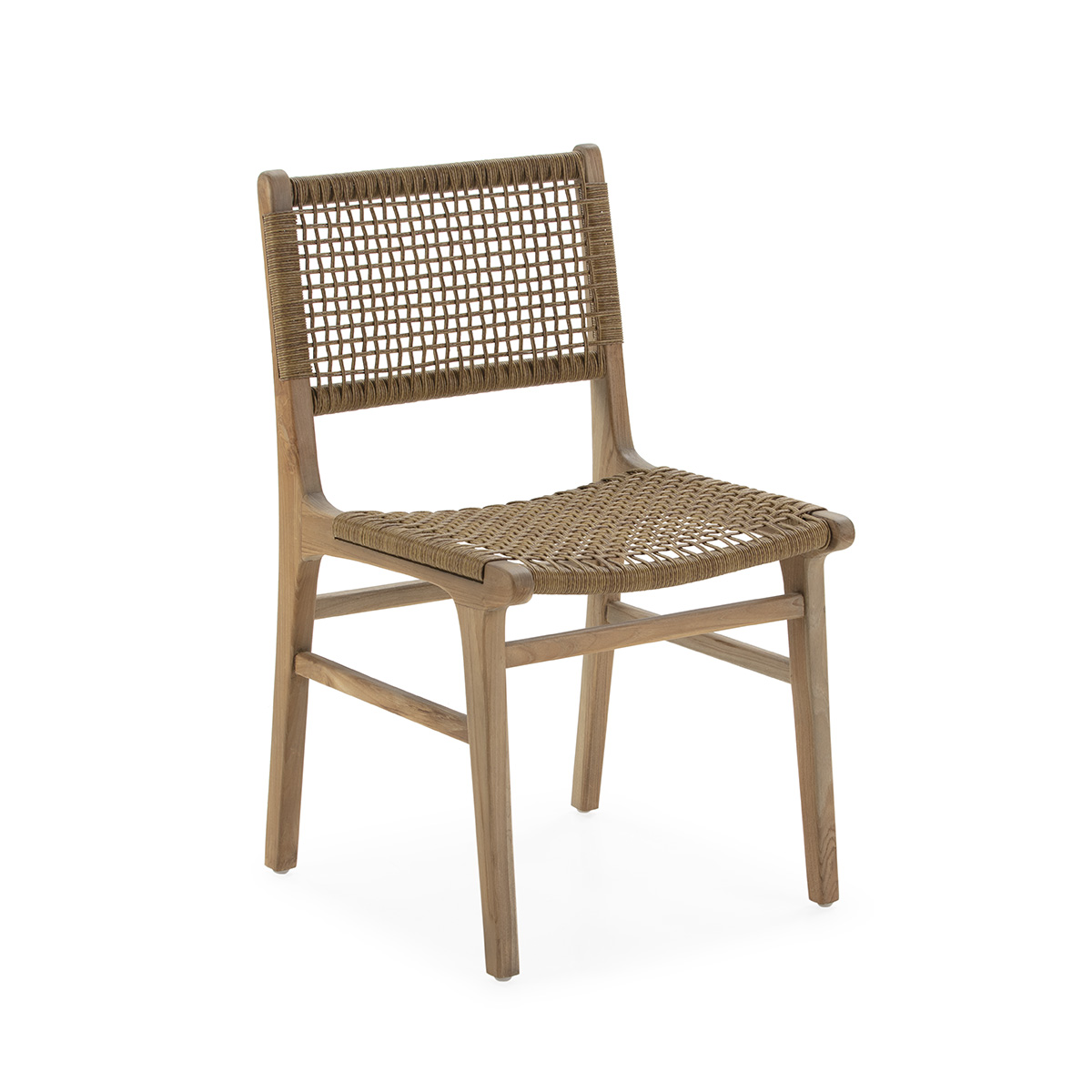 Silla Teca Natural Estilo Nórdico